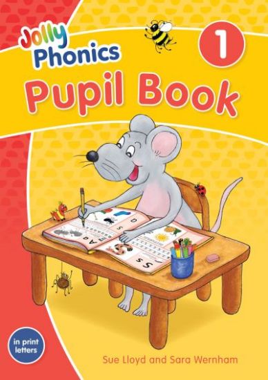 Picture of Jolly Phonics Pupil Book 1 (Colour edition) in print letters