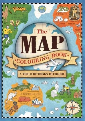 Picture of Map Colouring Book 