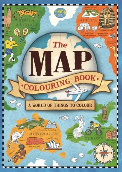 Picture of Map Colouring Book 