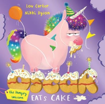 Picture of Oscar The Hungry Unicorn Eats Cake 